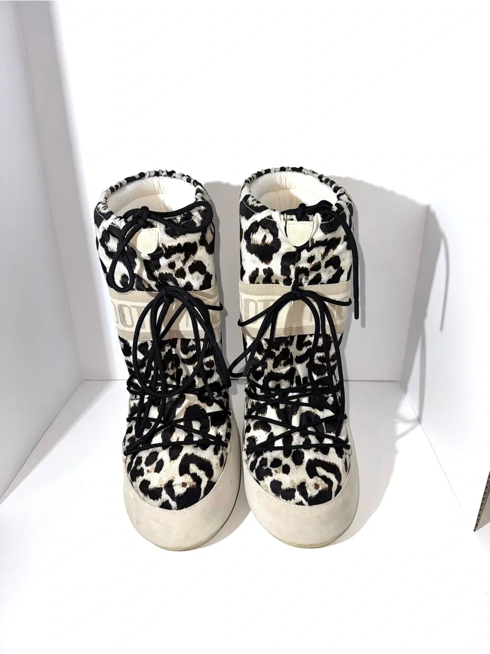 Moon Boot Icon Leopard Boots